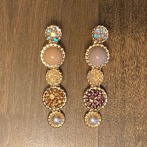 Gold Glitter Hair Clasps